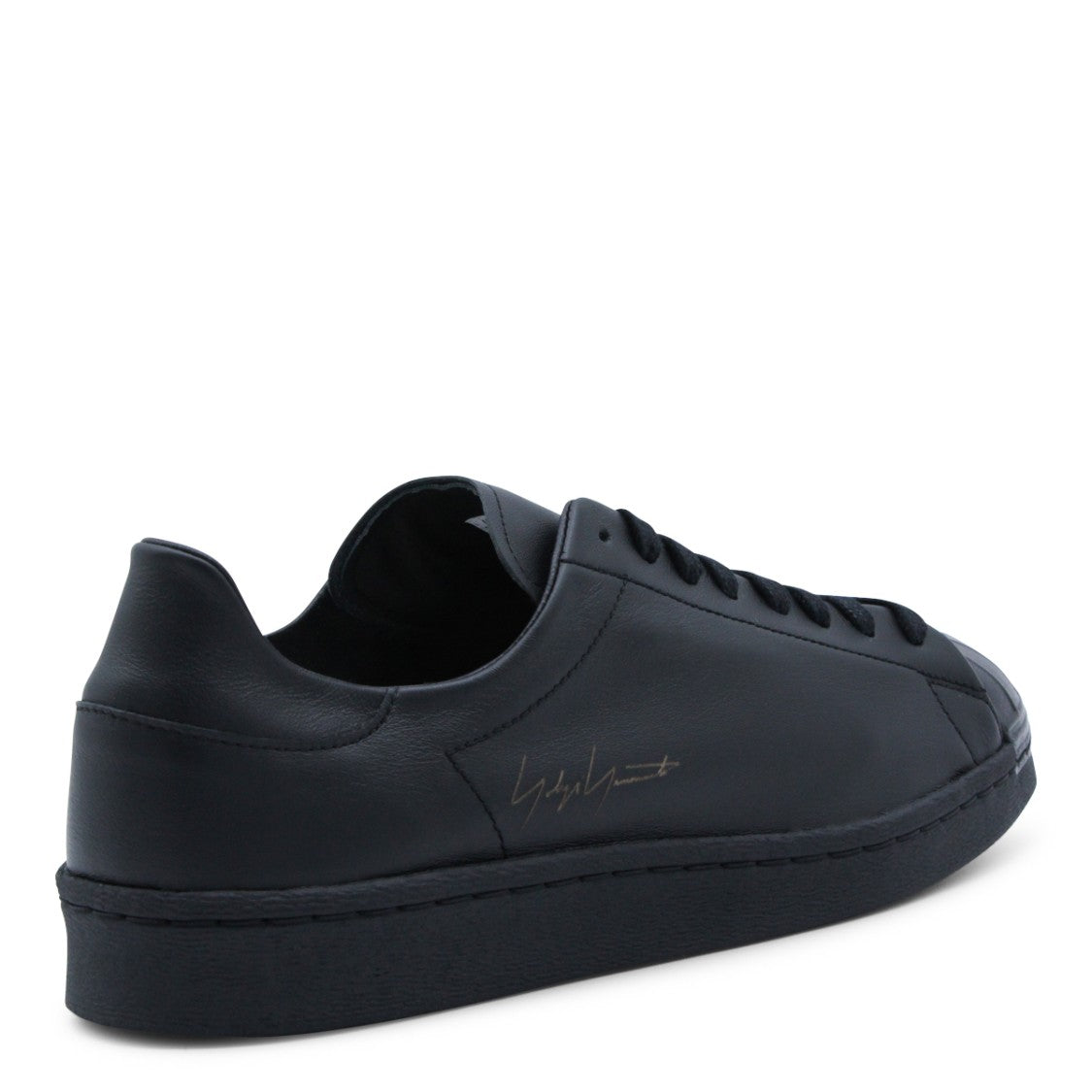 Y-3 Smooth Leather Low-Top Sneakers