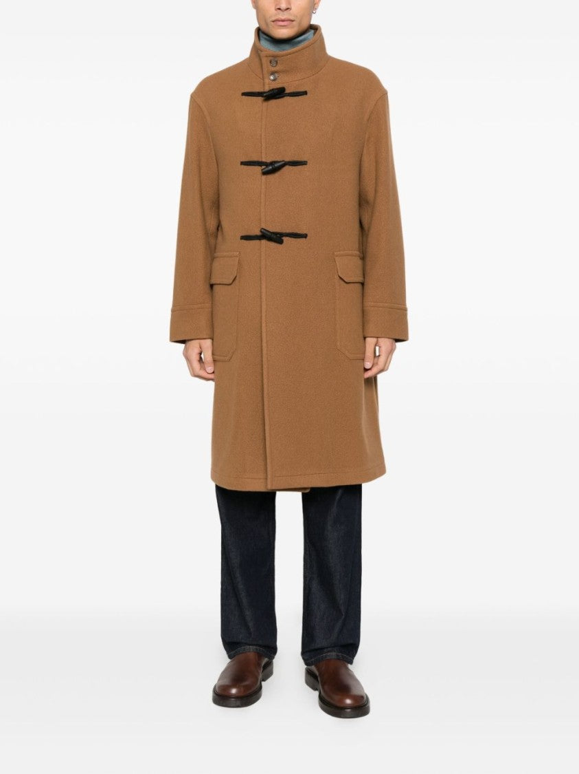 Tagliatore Tailored Fit Men's Coat With Sharp Lapels And Structured Silhouette