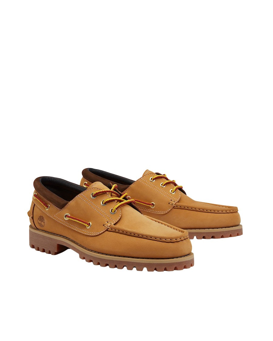 Timberland Wheat Nubuck Leather Boat Shoes