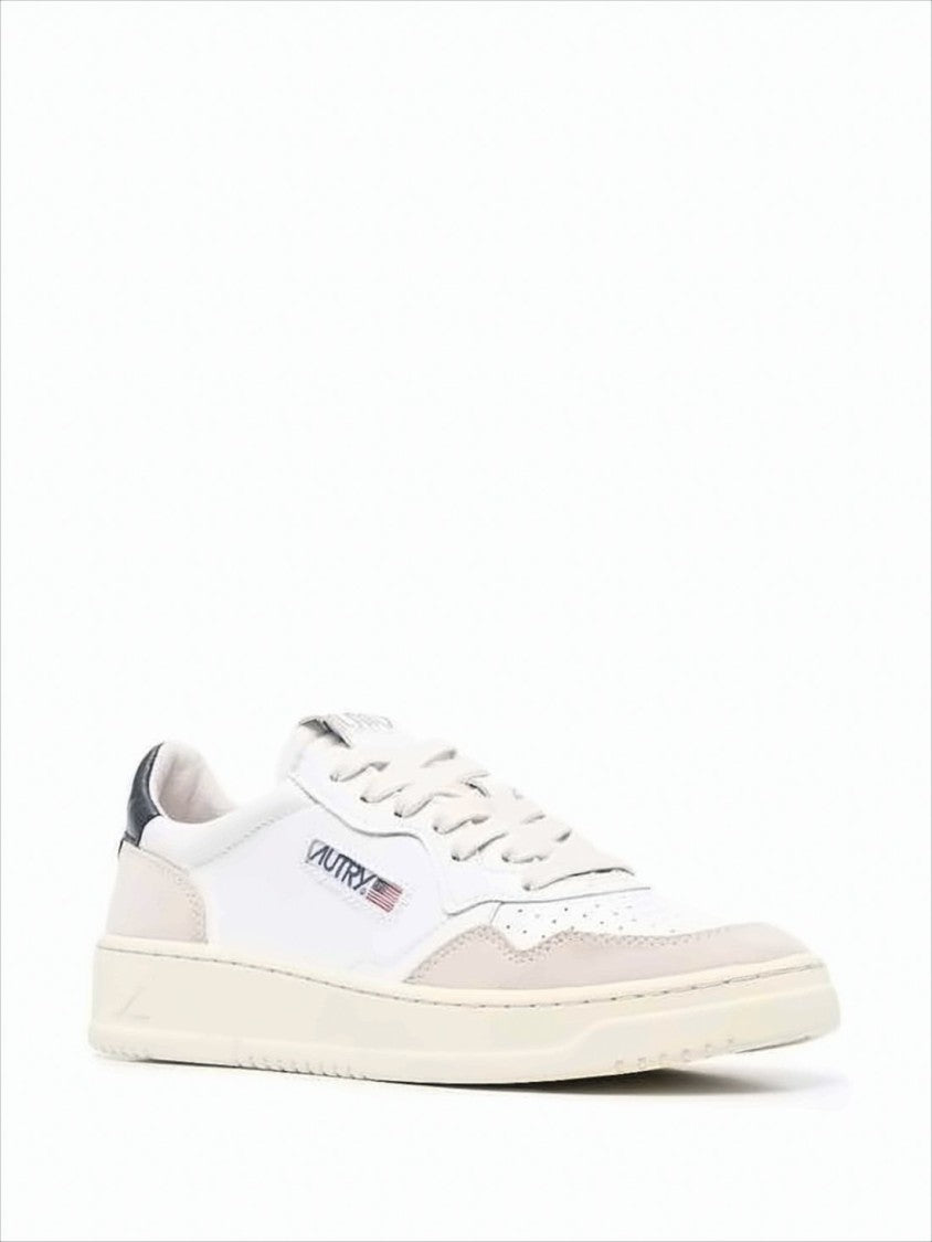 Autry Low-Top Sneakers With Leather And Suede Panels