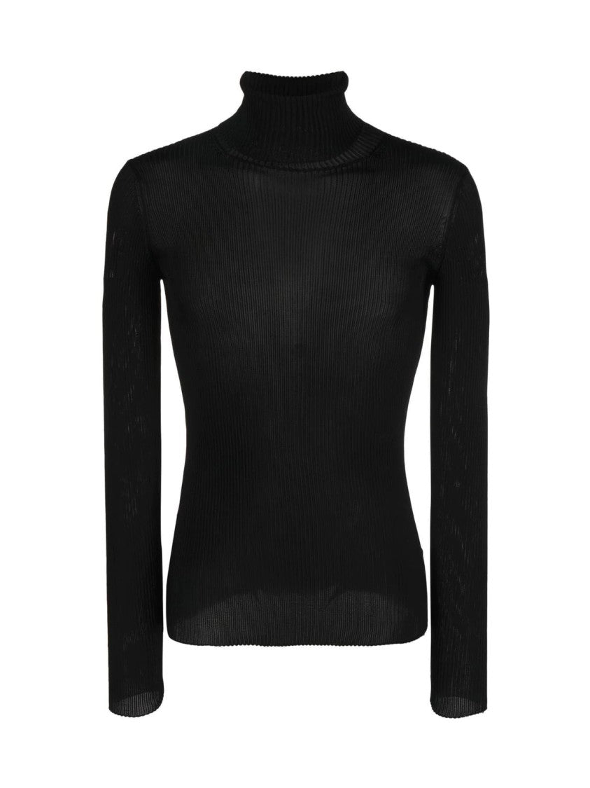 Off-White Helvetica Logo Turtleneck Sweater