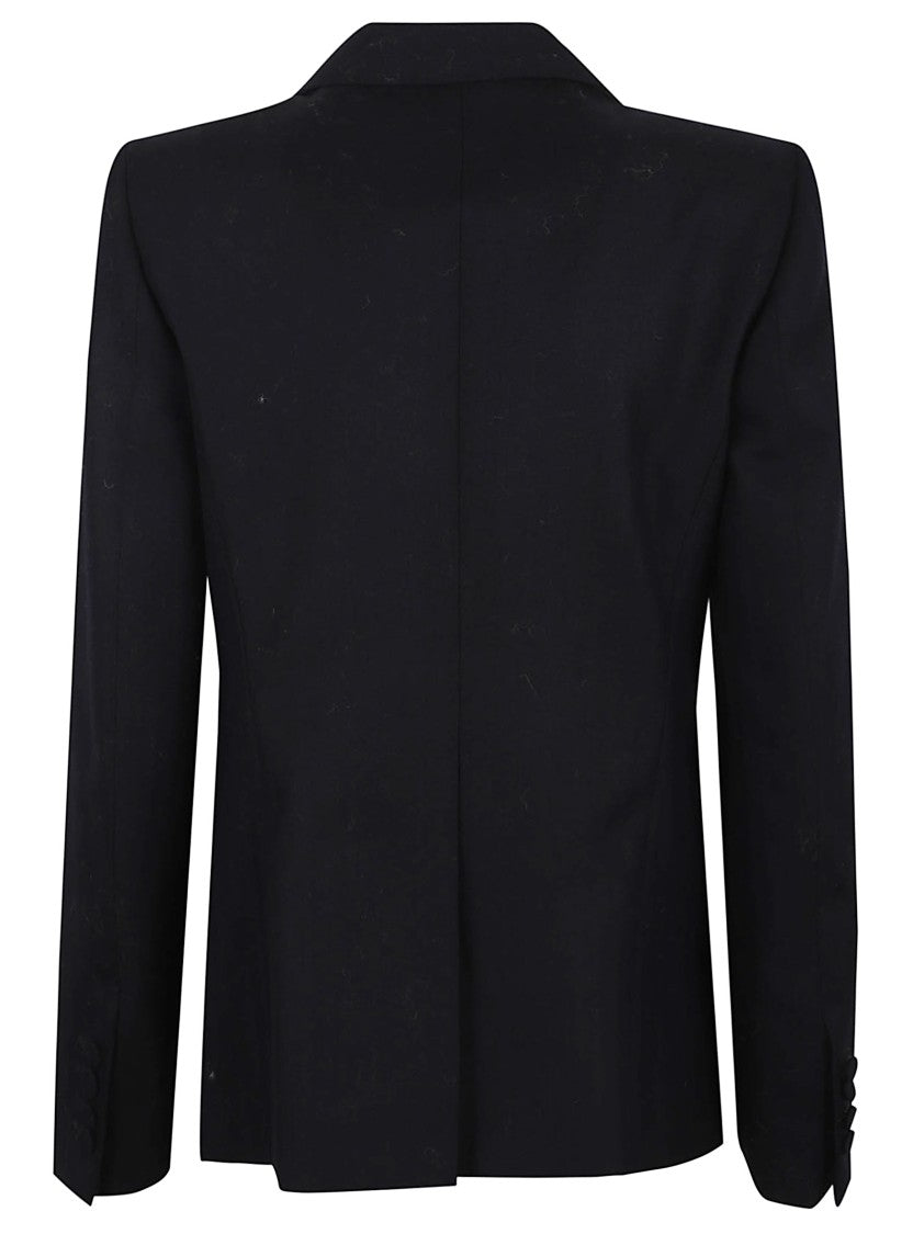Dries Van Noten Dark Blue Double-Breasted Blazer
