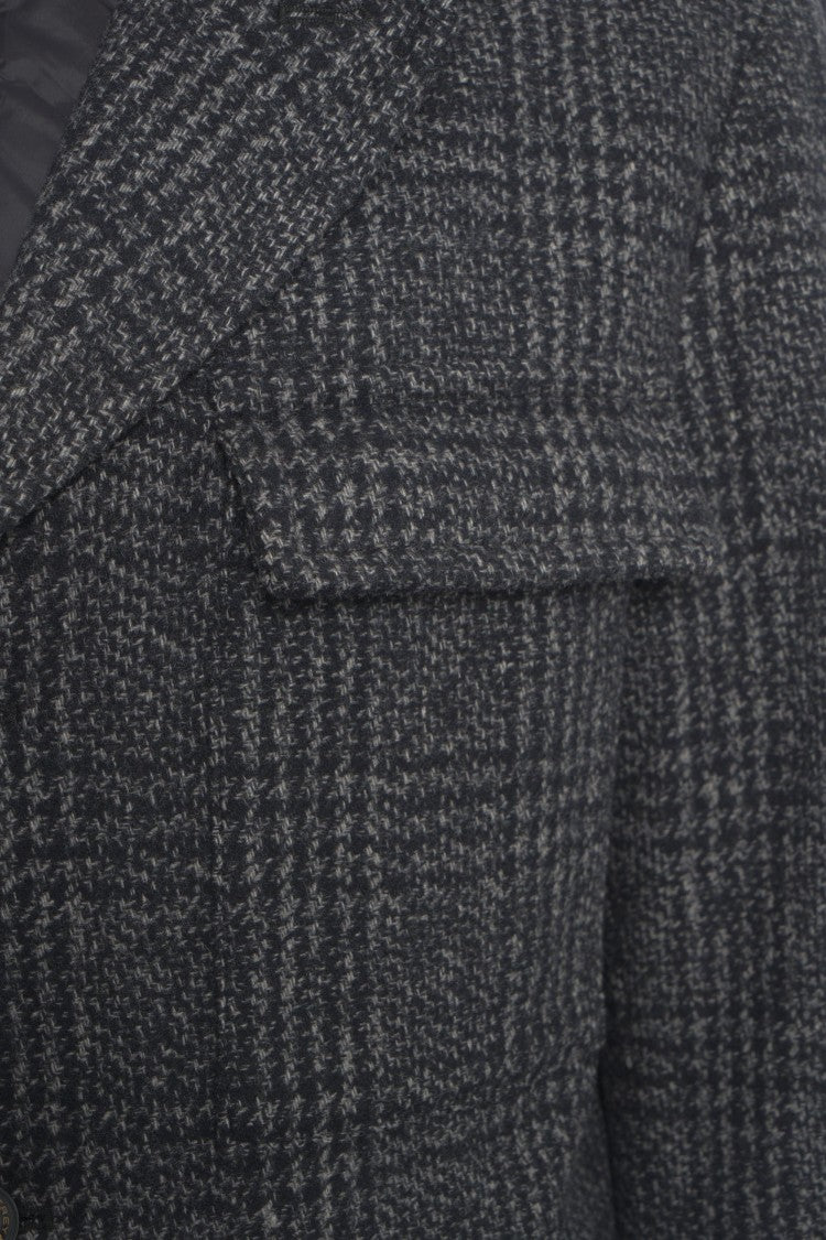 Peuterey Glencheck Jacket With Removable Bib