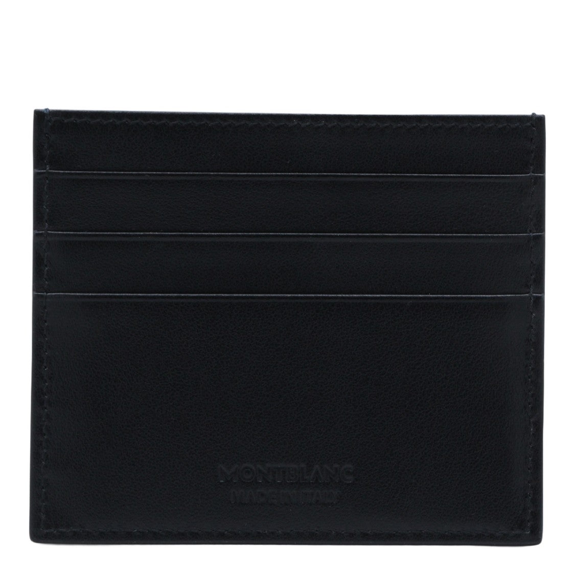 Montblanc Black Wallet With Refined Compartments