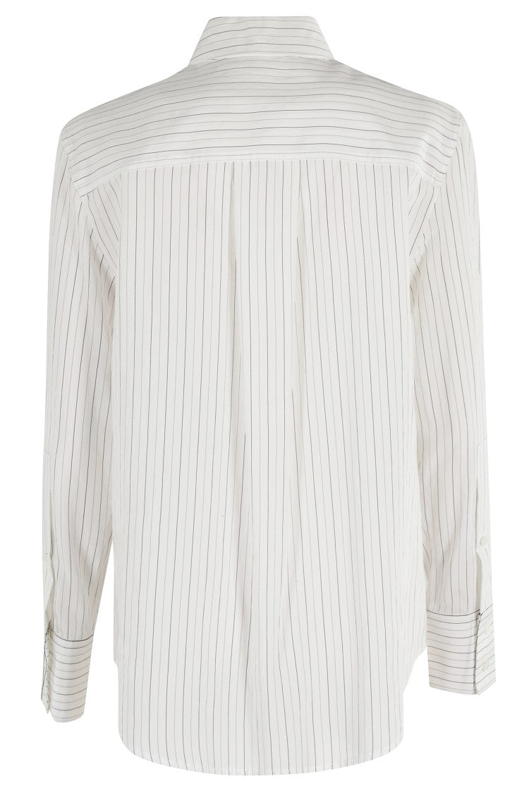 Tela Canvas Shirt With Classic Collar