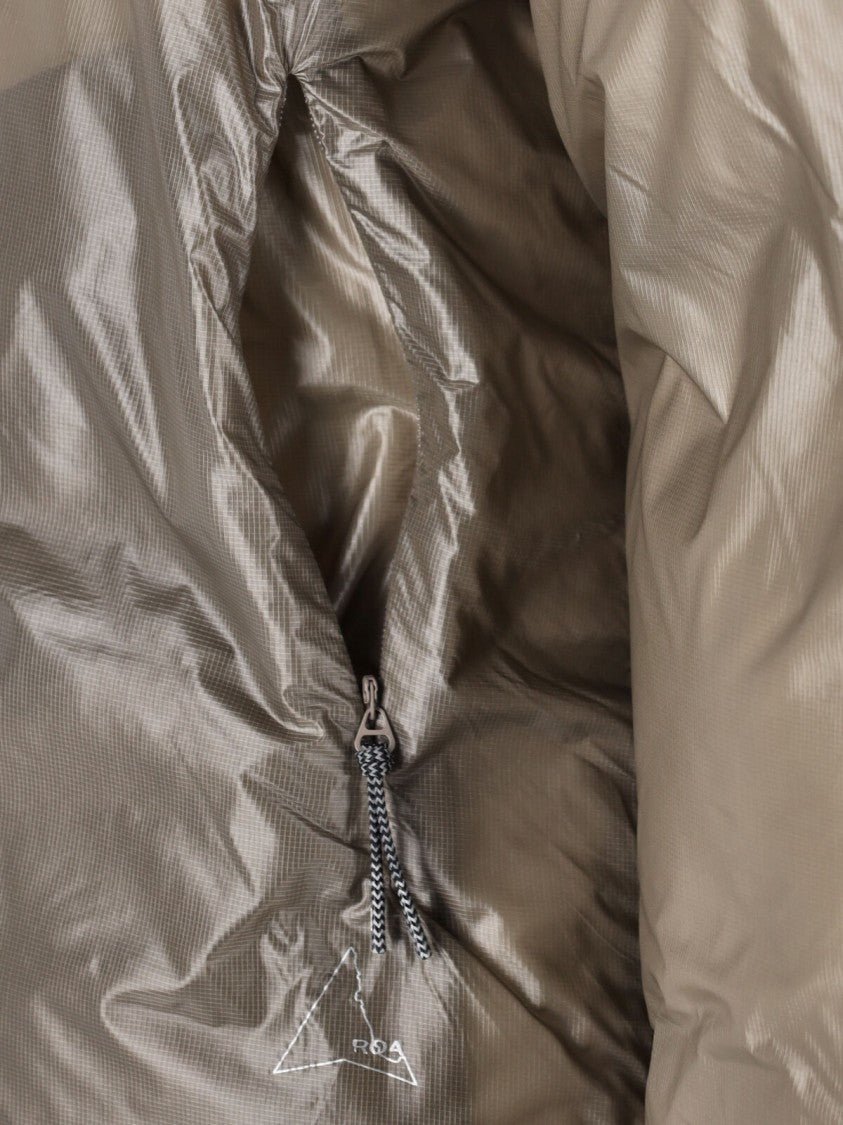Roa Taupe Comfortemp Ecodown Hooded Jacket