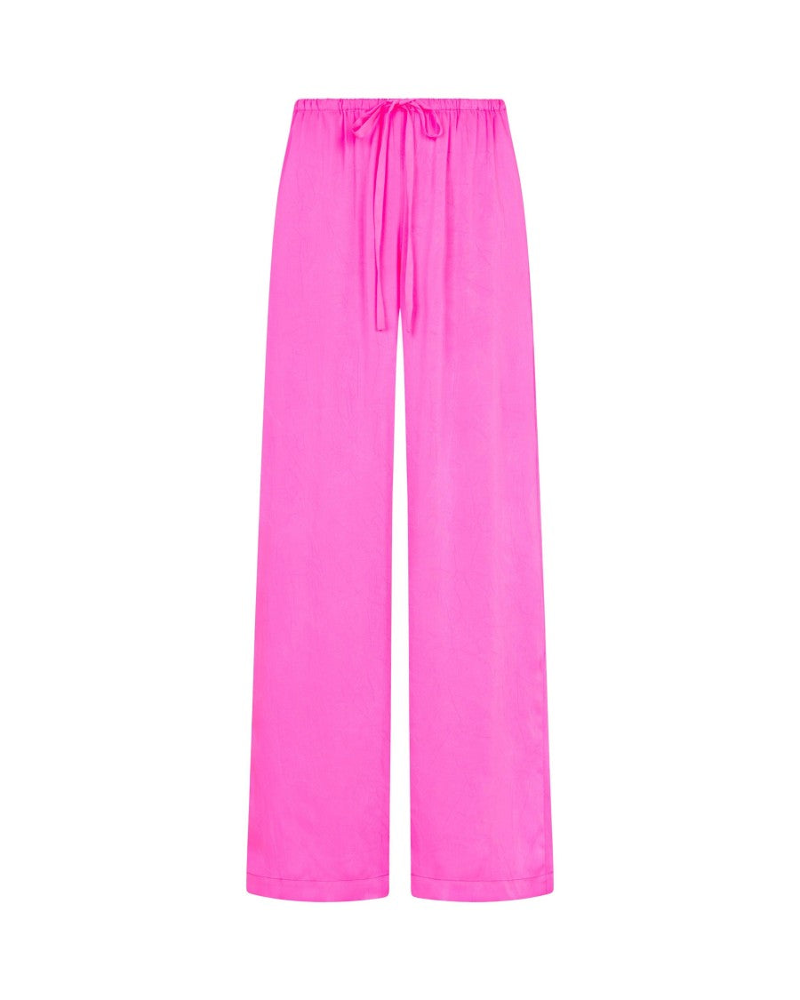 Serena Bute Cropped Jogger - Shocking Pink