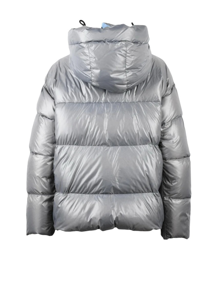 Peuterey Silver Walesa Reversible Hooded Down Jacket