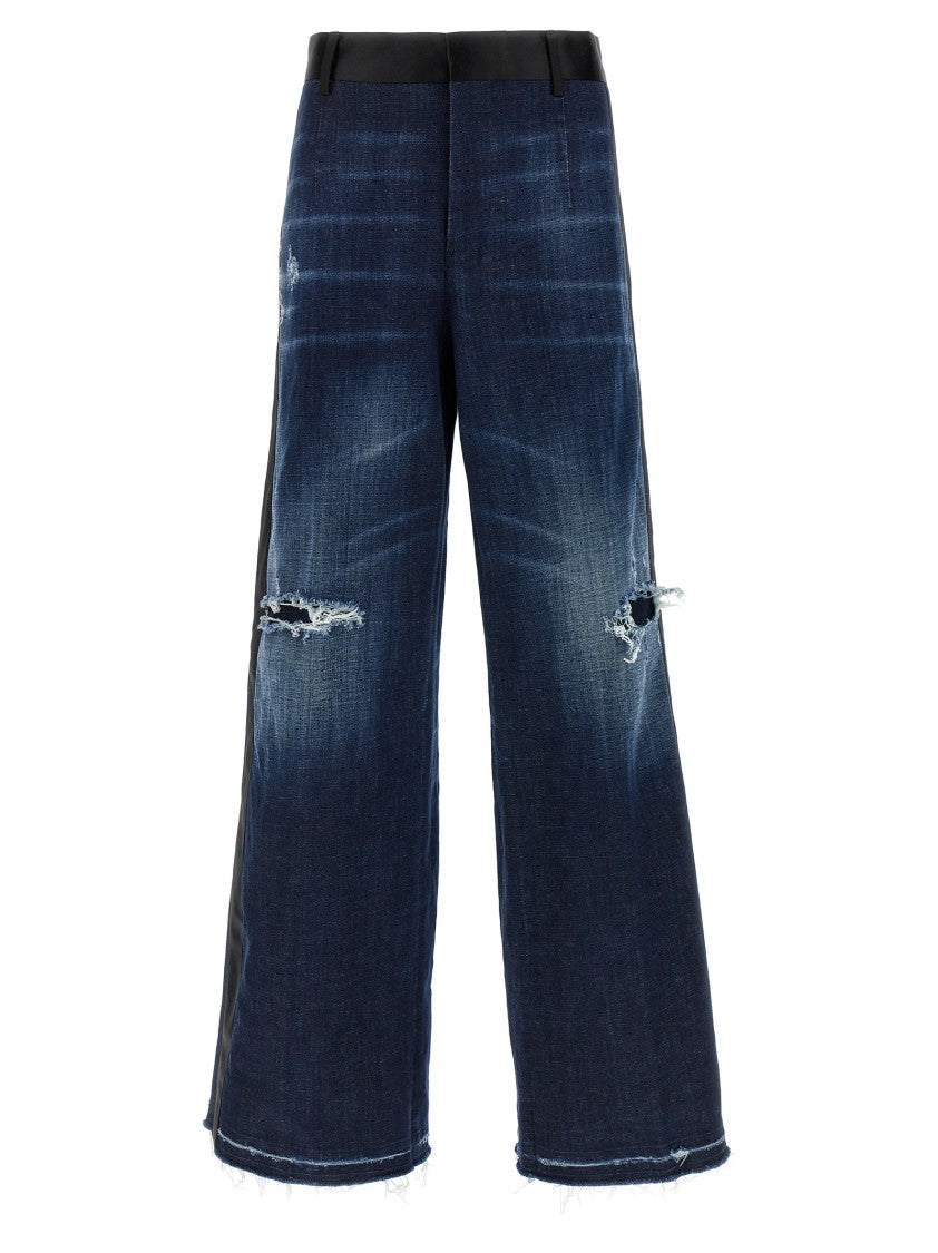Dsquared2 Tuxedo Jeans With Silk Details