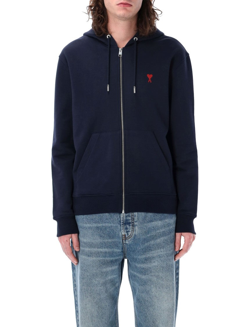 Ami Paris Organic Cotton Ami De Coeur Hoodie