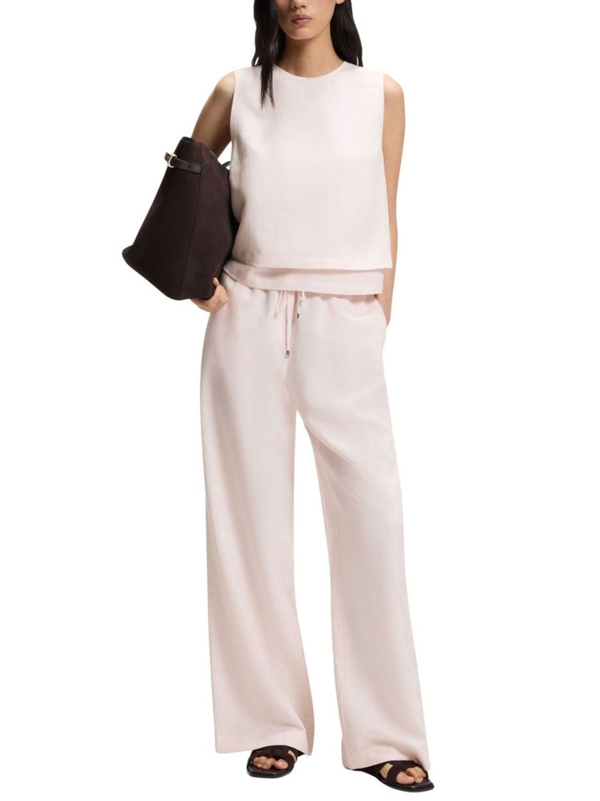 Boss Light Pink Sleeveless Layered Blouse