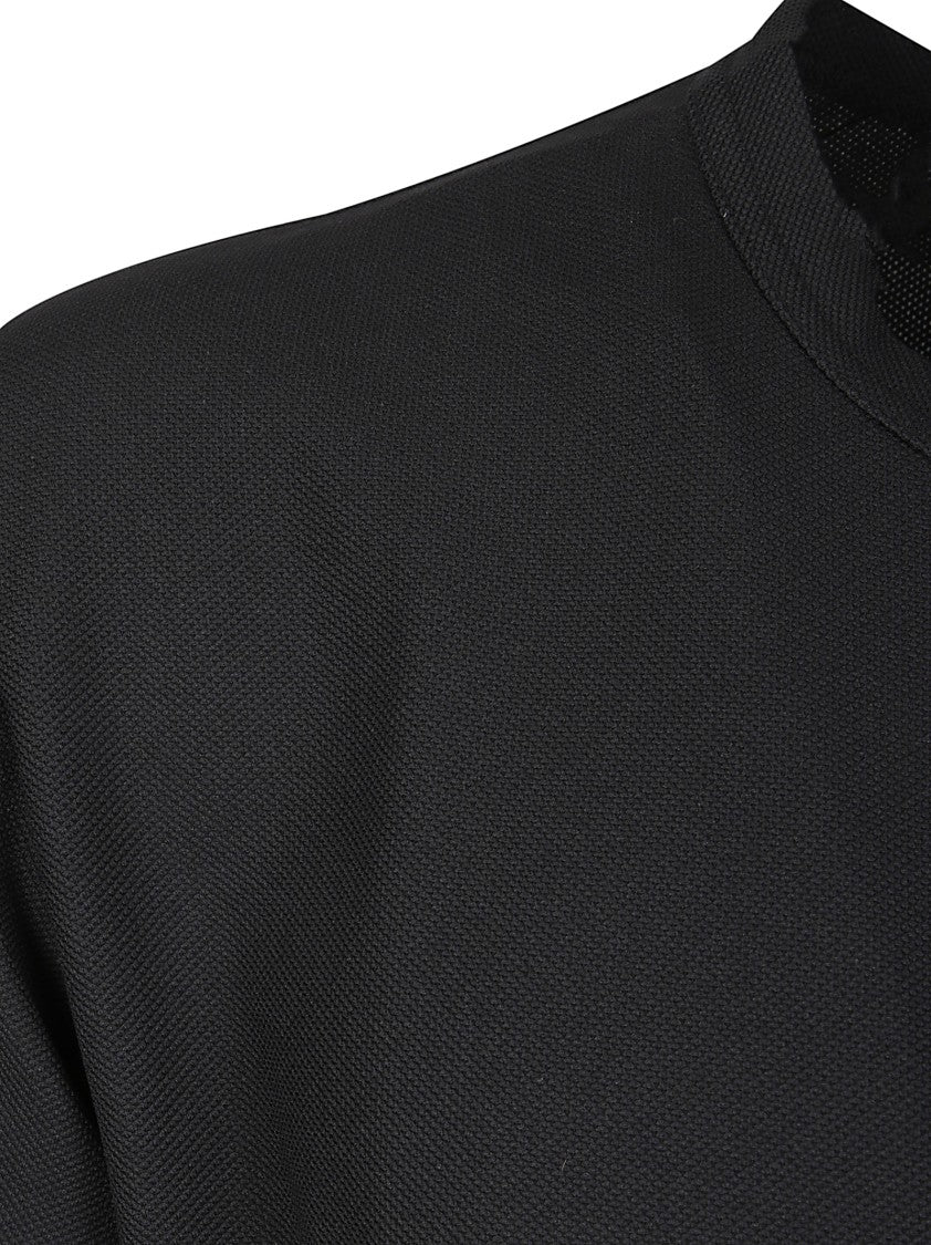 Comme Des Garçons Honeycomb Fabric Crew Neck T-Shirt