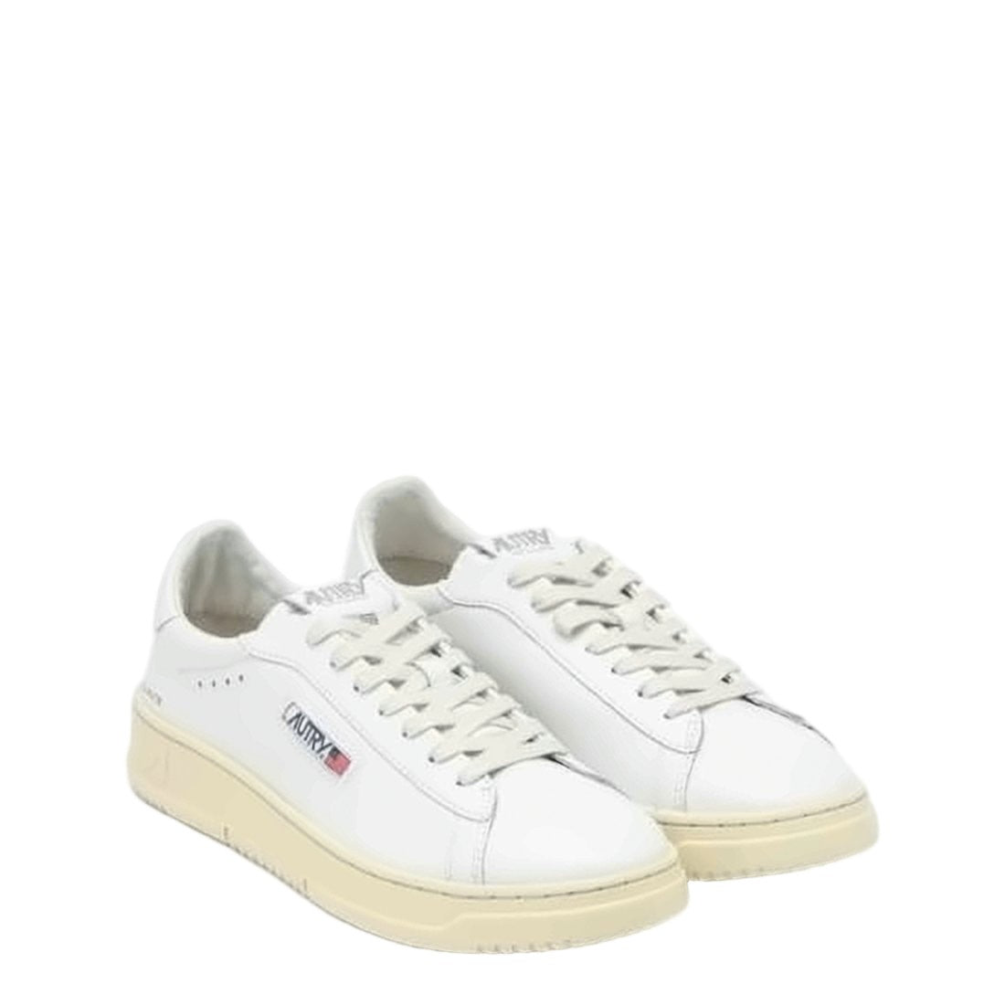 Autry Low-Top White Leather Sneakers With Minimalist Design