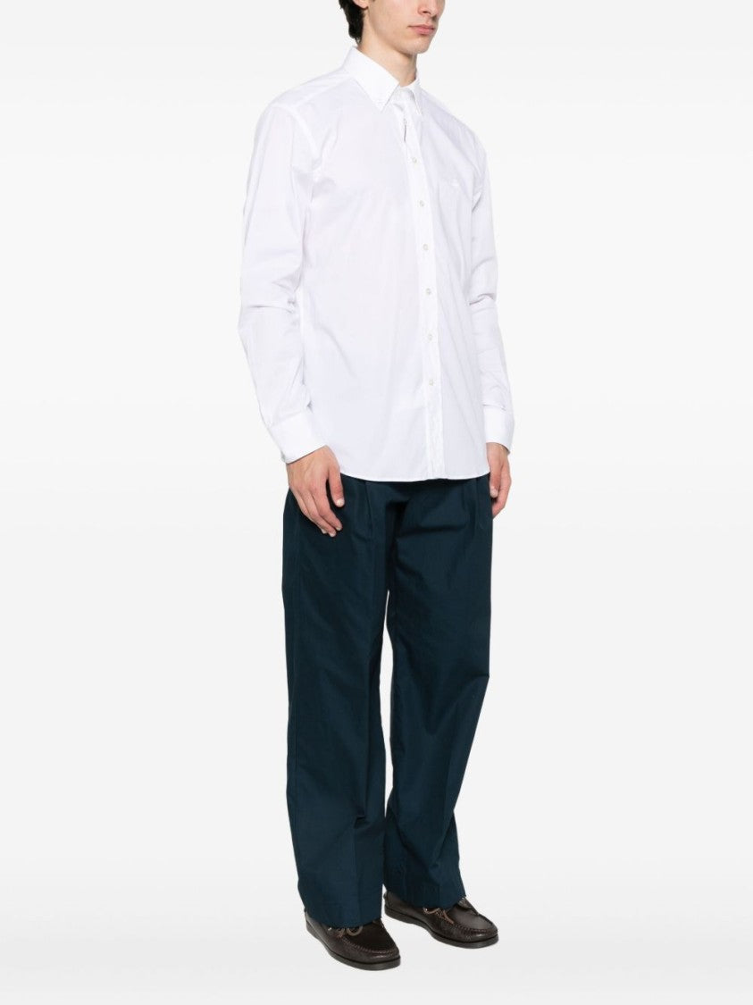 Etro White Button-Down Shirt With Tailored Fit