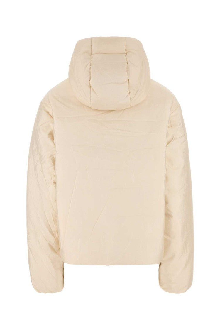 Jil Sander Cream Nylon Blend Down Jacket