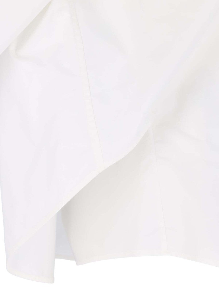Balenciaga Semi-Fitted Shirt, In White Cotton, Classic Collar