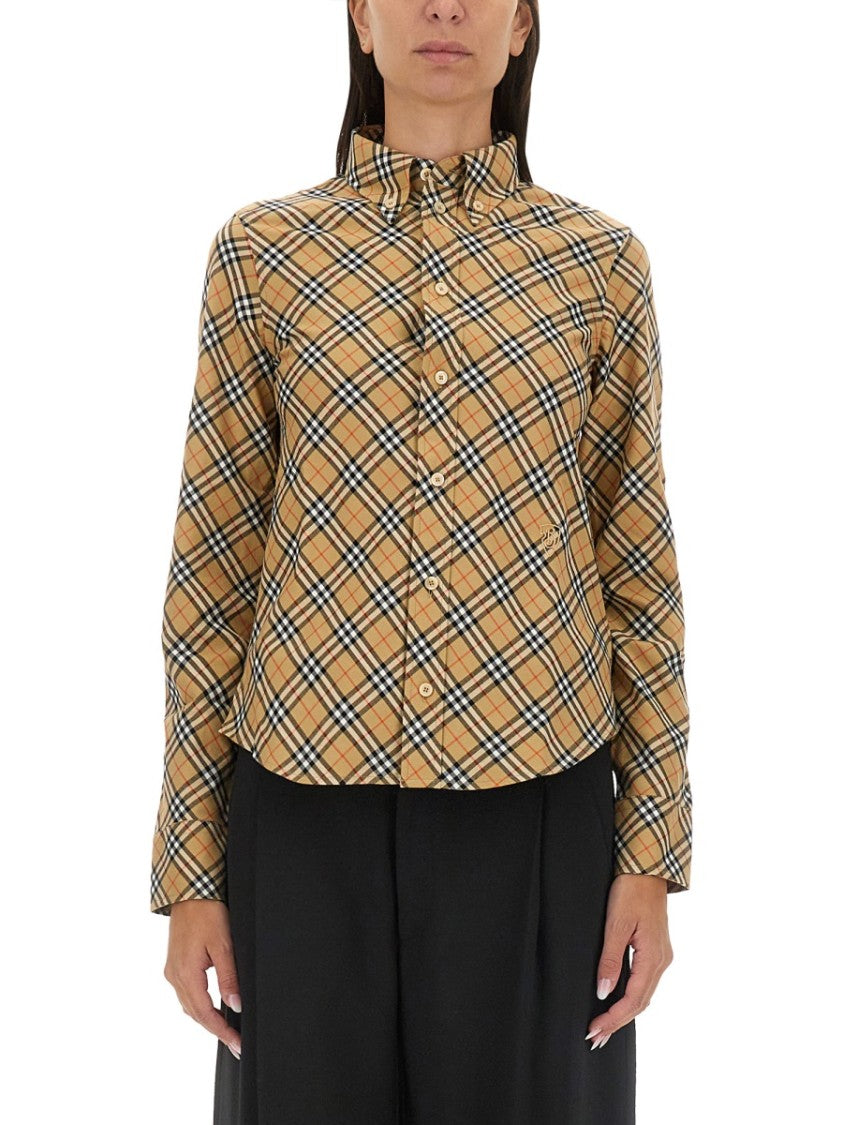 Burberry Slim-Fit Cotton Check Shirt