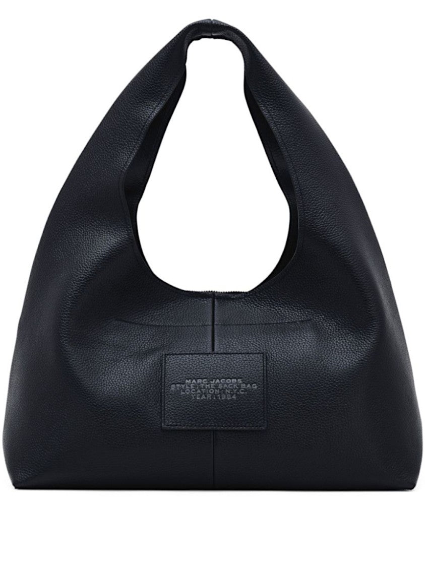 Marc Jacobs Soft Textured Leather Slouchy Bag With Rounded Handle