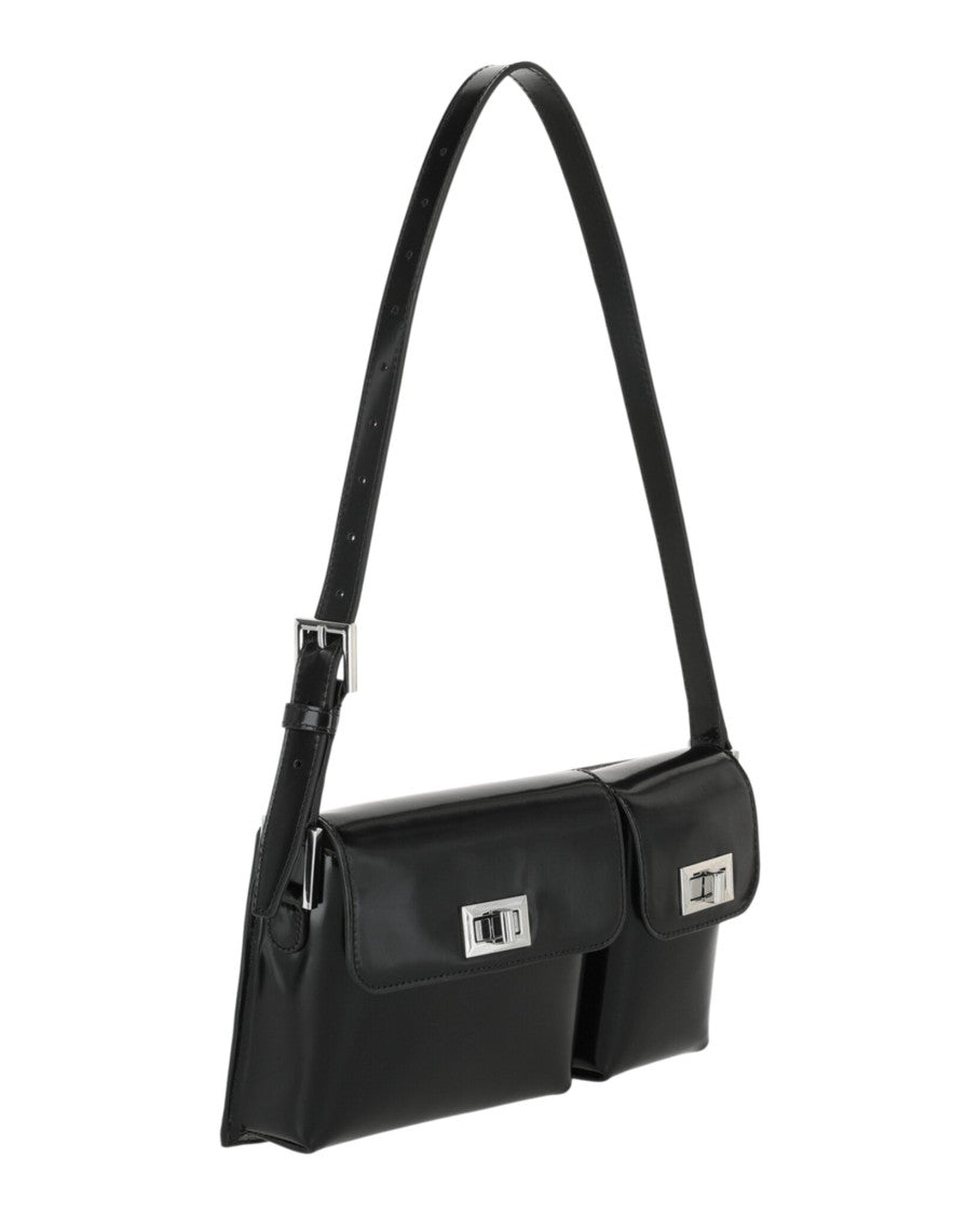 By Far Billy Patent Shoulder Bag
