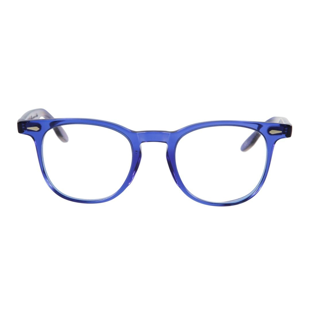 Kador Klark Round Frame Eyeglasses In Translucent Deep Blue