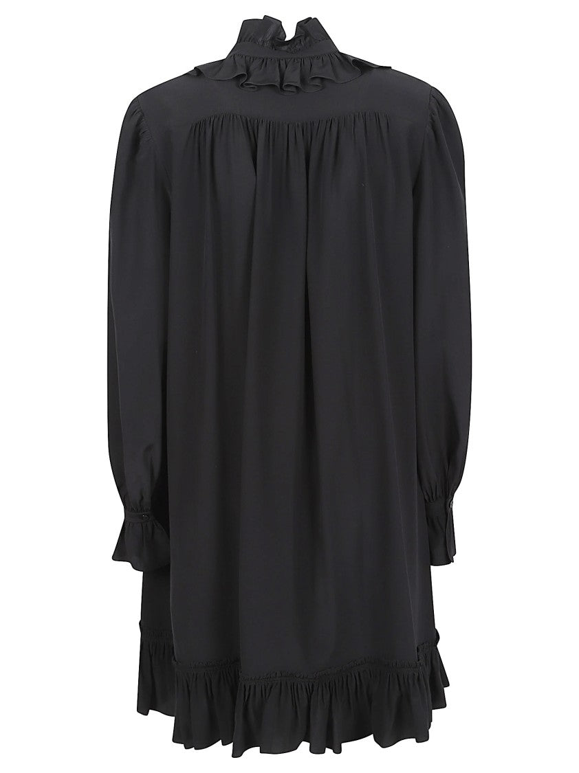 Chloé Organic Silk Crepe De Chine Mini Dress
