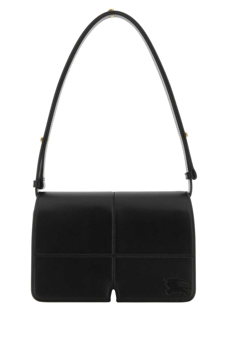 Burberry Black Leather Snip Shoulder Bag