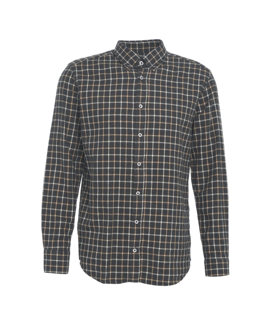 Bastoncino Checkered Shirt With Kent Collar And Buttoned Cuffs