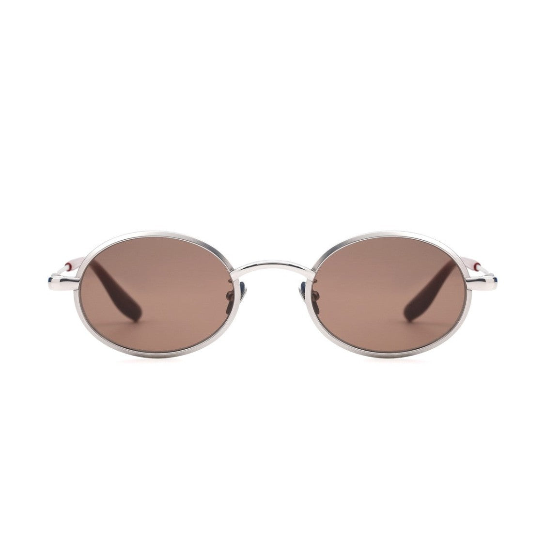 Projekt Produkt Silver P11 Clcc7 Titanium Oval Sunglasses