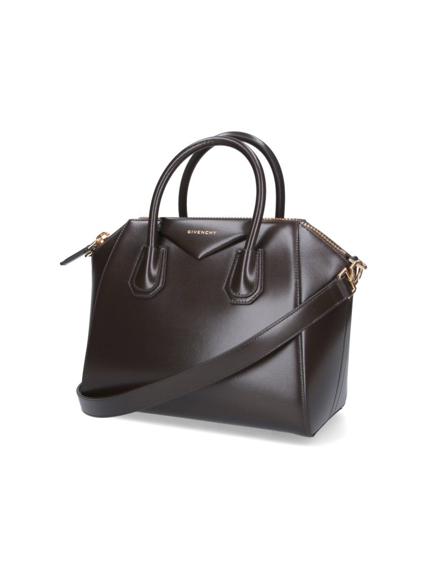 Givenchy Trapezoidal Handbag With Polished Finish