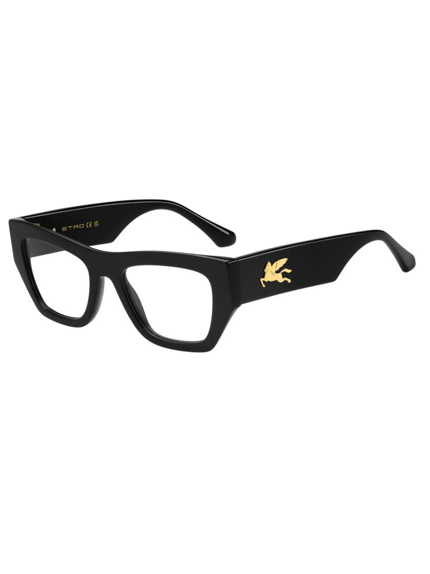 Etro Angular Cat-Eye Optical Frames With Glossy Black Finish