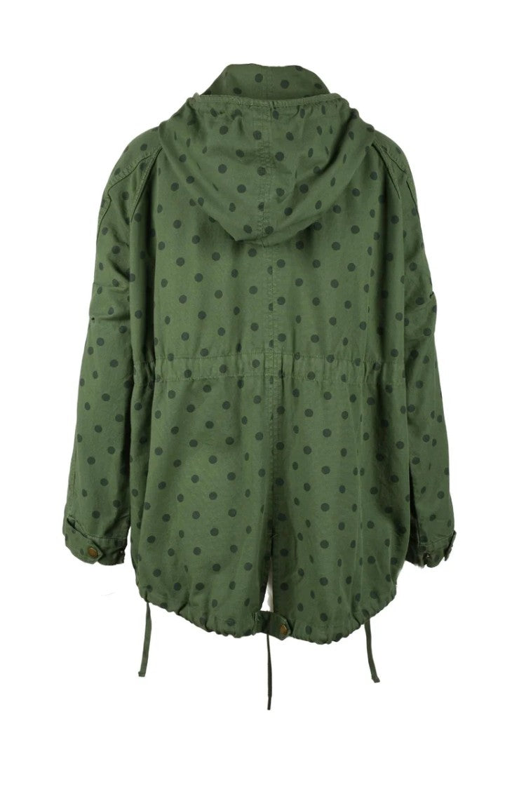 The Great Relaxed-Fit Green Parka With Adjustable Features