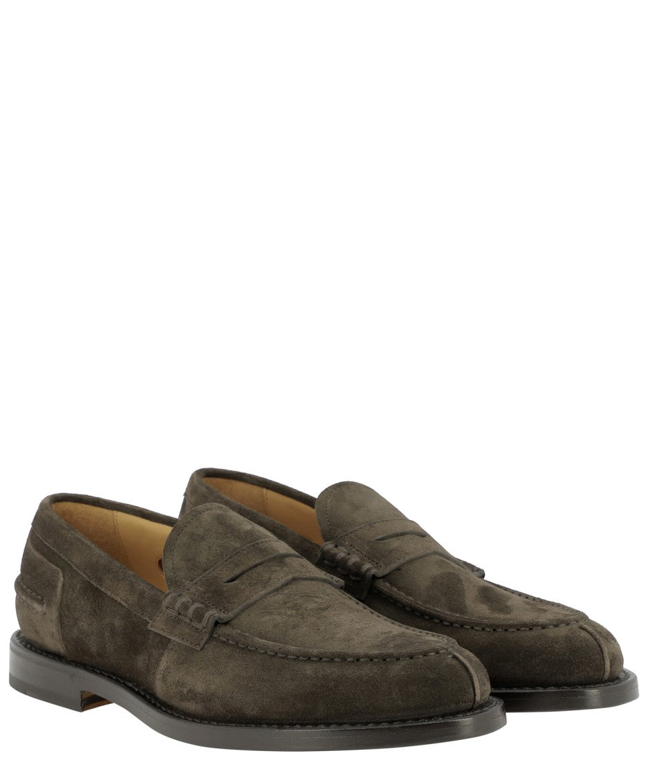 Fabi Brown Suede Go-Rain Loafers