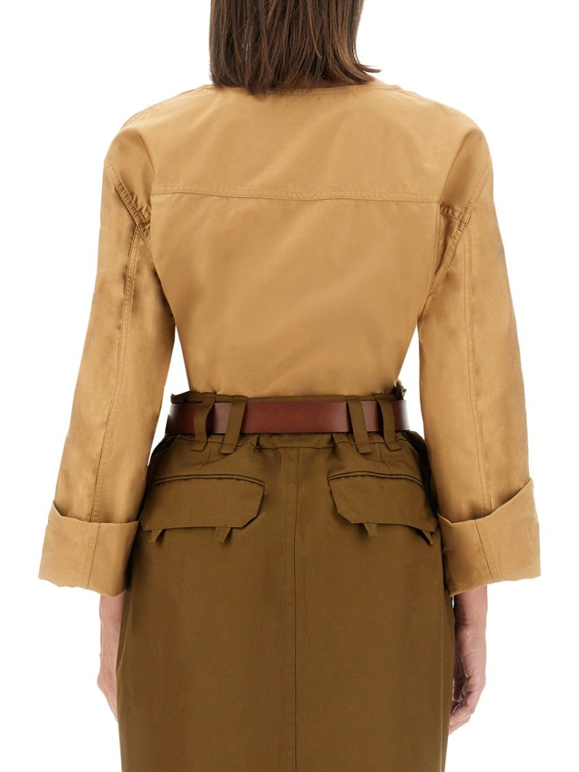 Saint Laurent Henley Blouse