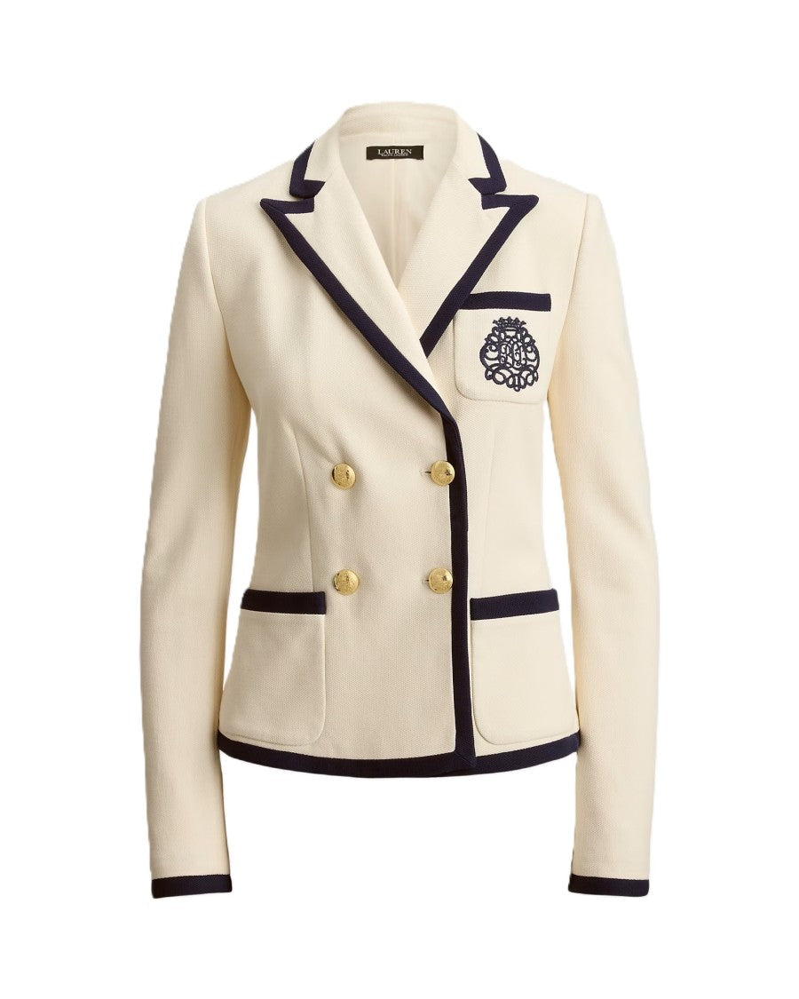 Lauren Ralph Lauren Natural Sportswear Pique Knit Blazer