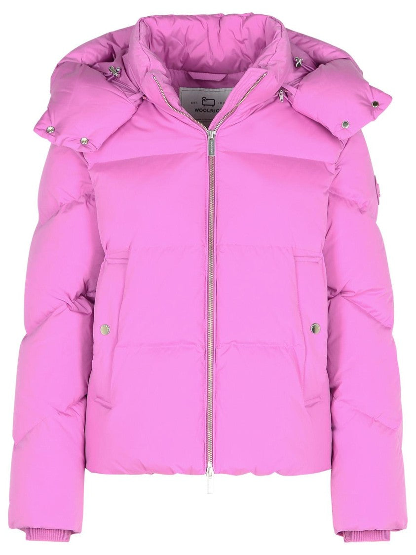 Woolrich John Rich & Bros Alsea' Fuchsia Polyamide Down Jacket
