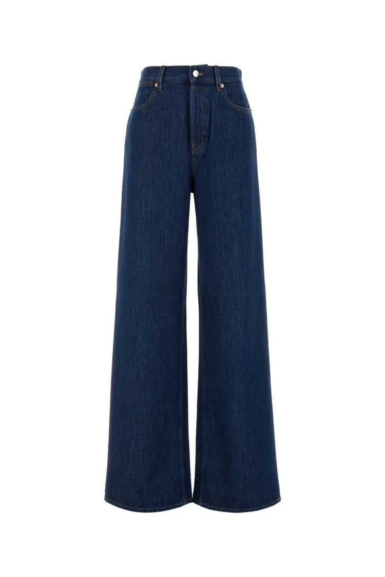 Gucci Denim Wide-Leg Jeans