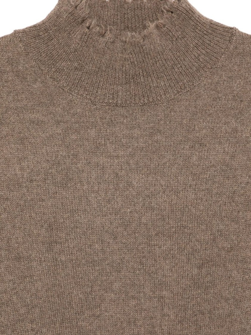 Antonelli Relaxed-Fit Brown Knit Sweater
