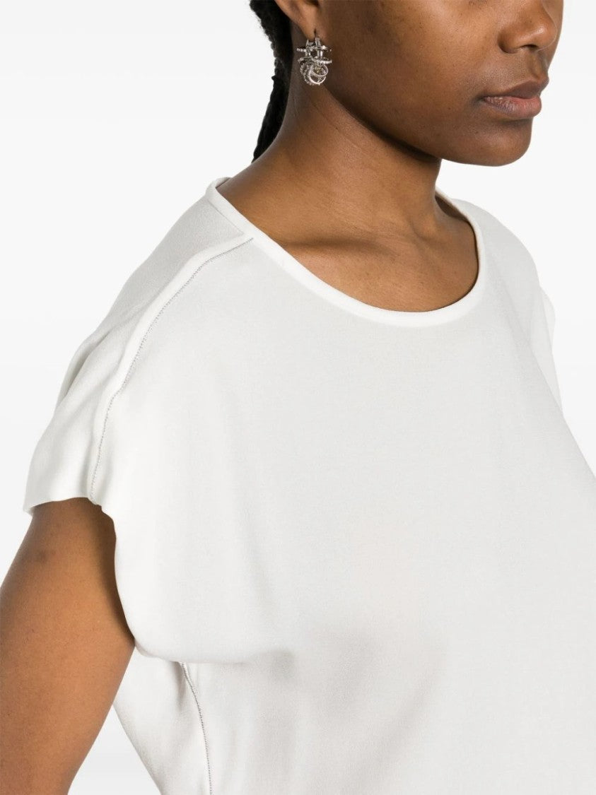 Fabiana Filippi Elegant Cap Sleeve Top