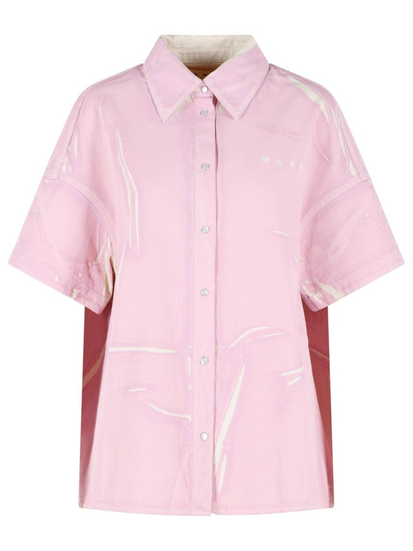 Marni Pink Cotton Shirt