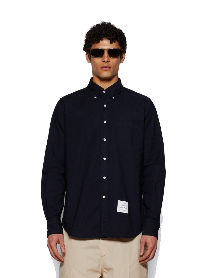 Thom Browne Oxford Armband Shirt Navy