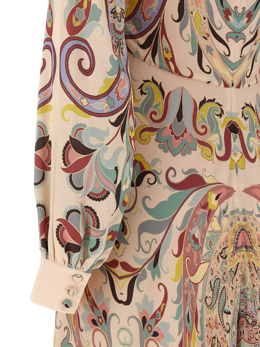 Etro Long Silk Maxi Dress