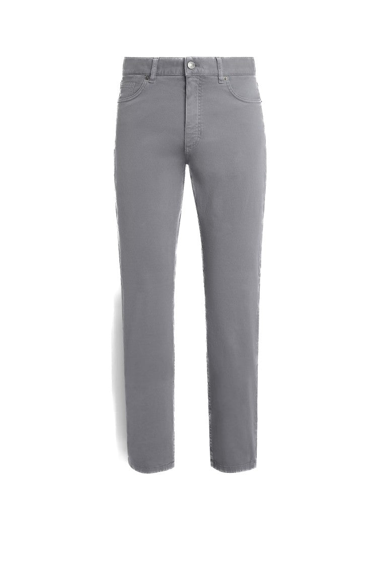 Zegna Roccia Light Grey Comfort Jeans