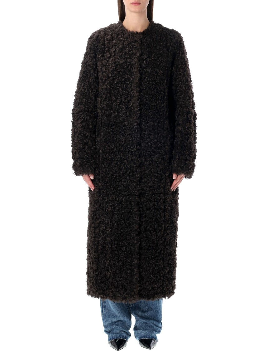 Stand Studio Renata Coat Eco Fur Curly