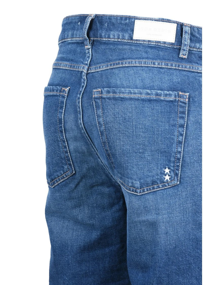 Icon Denim Blue Joia Flared Stretch Denim Jeans