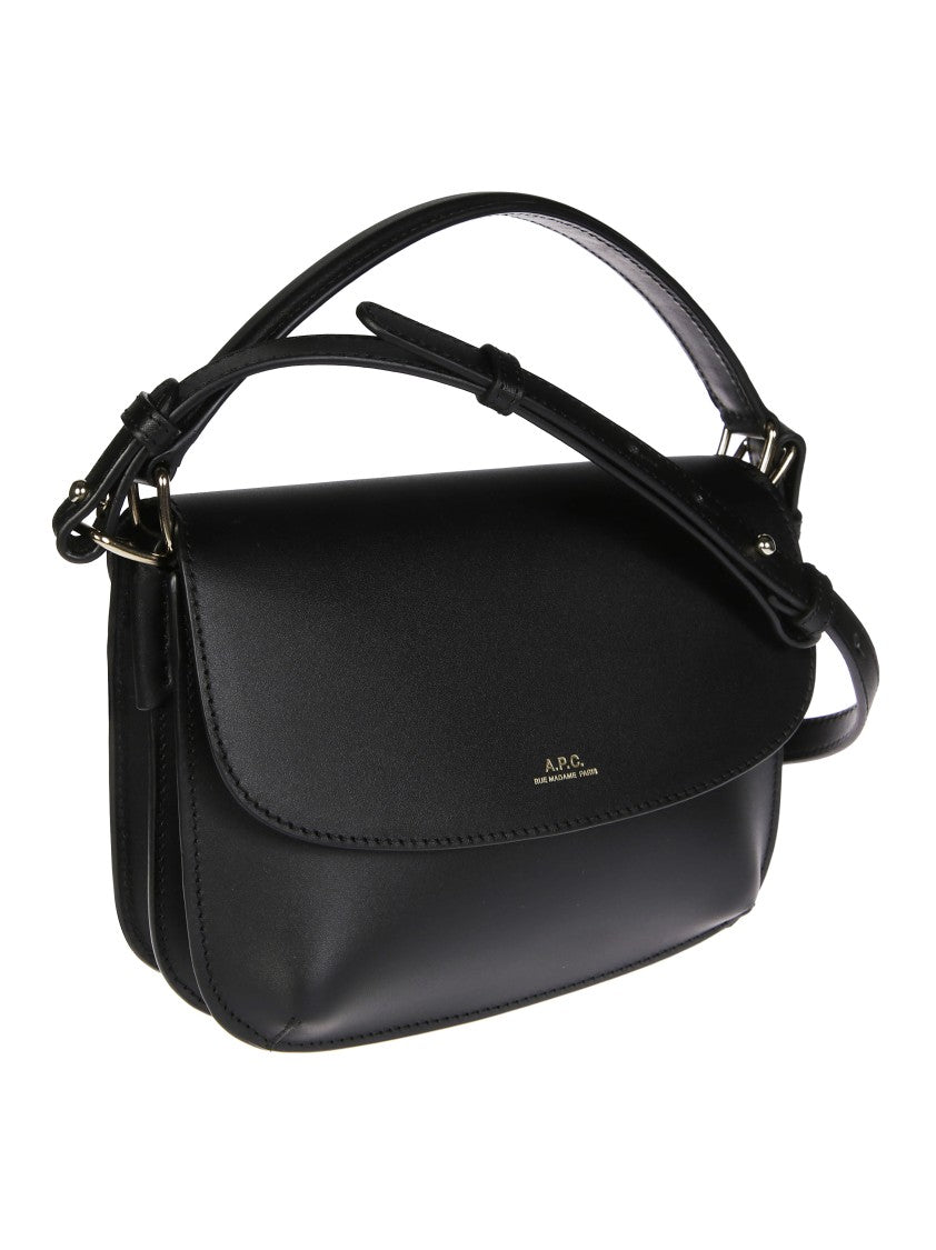 A.P.C. Structured Mini Shoulder Bag With Adjustable Strap