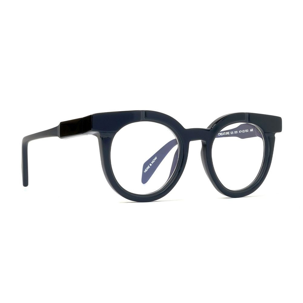 Siens Creature 125 Round Black Acetate Sunglasses