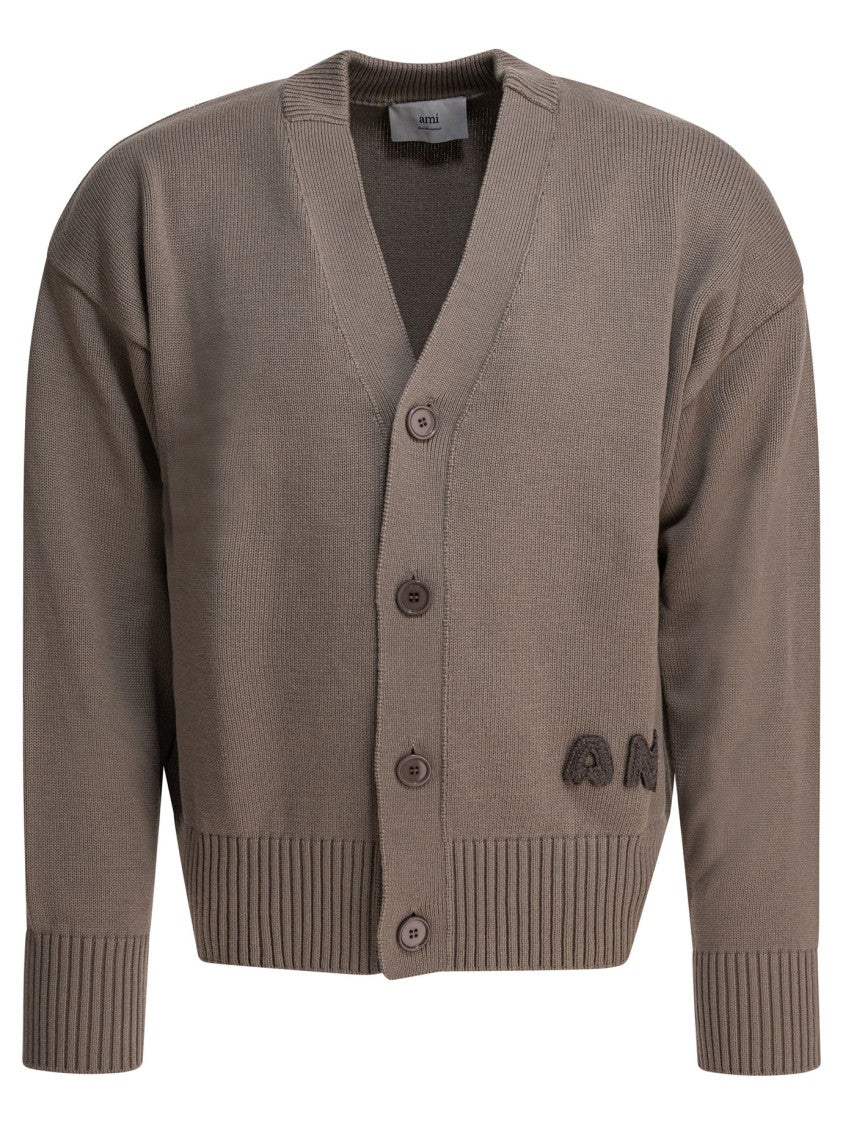 Ami Relaxed Fit Cotton-Wool Blend Knitwear