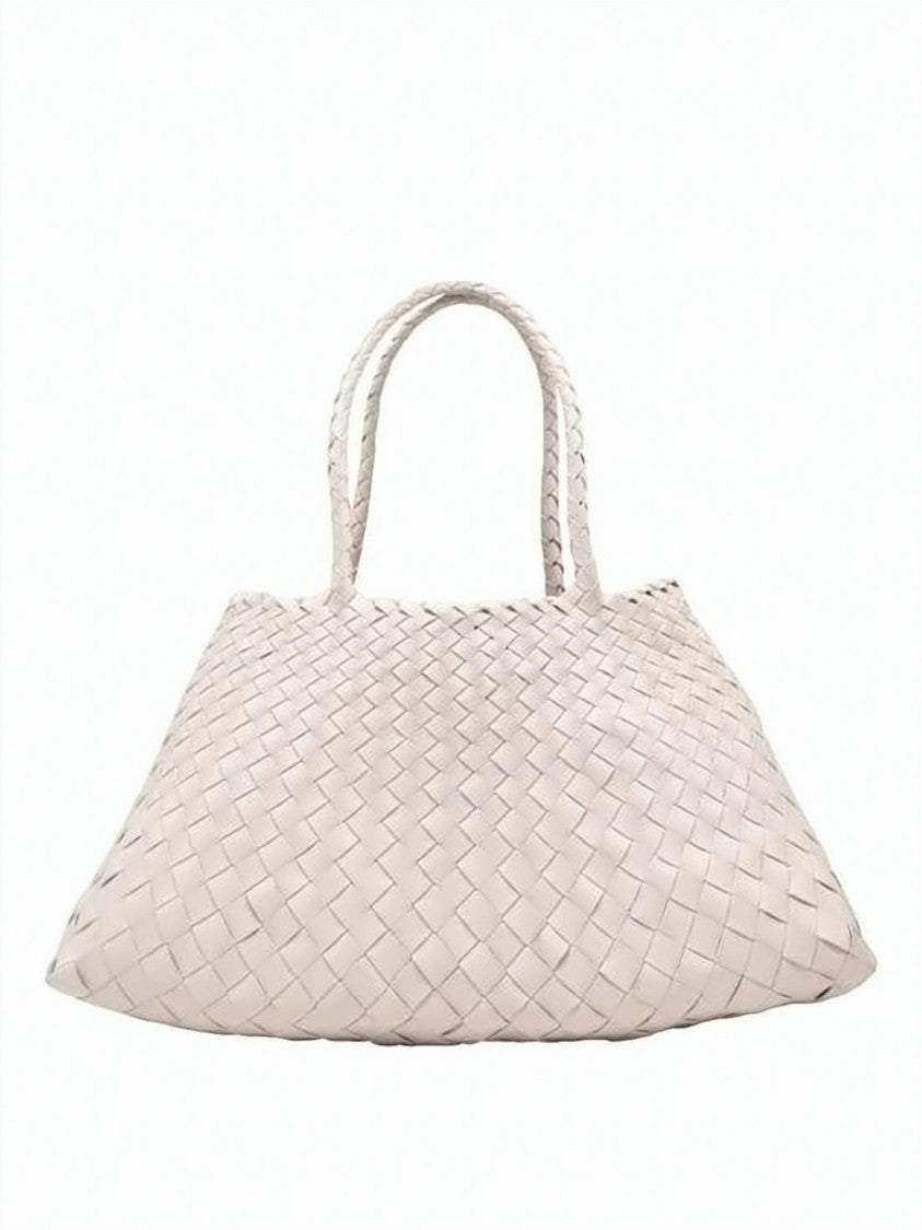Dragon Diffusion Large Woven Buffalo Leather Tote Bag