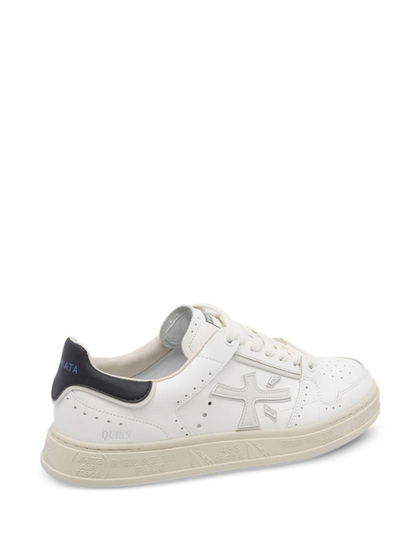 Premiata Contrast Heel Lace-Up Sneakers