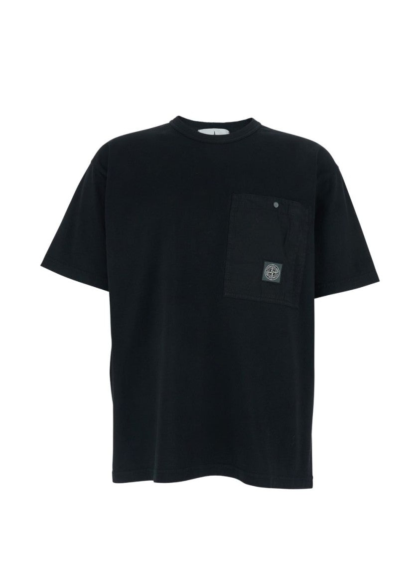 Stone Island Garment-Dyed Cotton T-Shirt